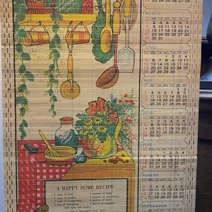 1981 reed wall calendar with beautiful images